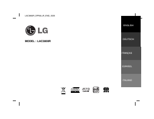 Bruksanvisning LG LAC3800R Bilradio