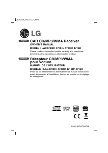 Bruksanvisning LG LAC4710RW Bilradio