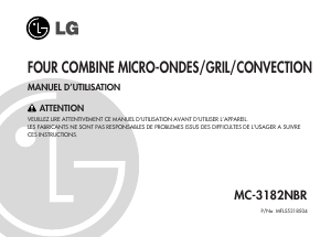 Mode d’emploi LG MC-3182NBR Four