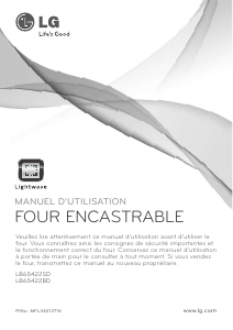 Mode d’emploi LG LB65422BD Four