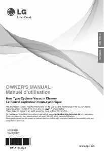 Mode d’emploi LG VC5501R Aspirateur