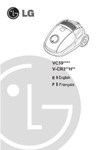Mode d’emploi LG VC5987CC Aspirateur