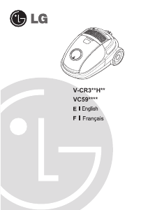 Mode d’emploi LG VC5985WL Aspirateur
