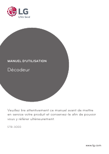 Mode d’emploi LG STB-3000 Récepteur numérique