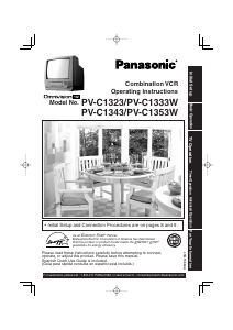 Bruksanvisning Panasonic PV-C1353W TV