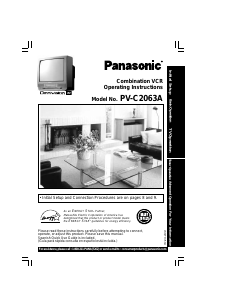 Bruksanvisning Panasonic PV-C2063A TV
