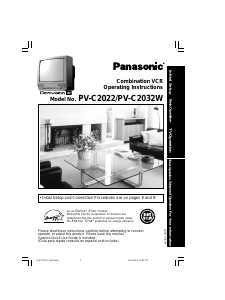 Bruksanvisning Panasonic PV-C2022 TV