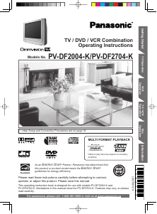 Bruksanvisning Panasonic PV-DF2004K TV