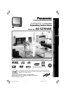 Bruksanvisning Panasonic AG-527DVDE TV