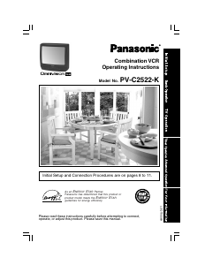 Mode d’emploi Panasonic PV-C2522K Téléviseur