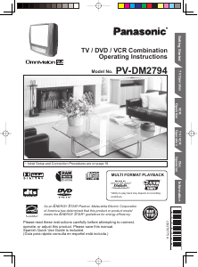Bruksanvisning Panasonic PV-DM2794 TV