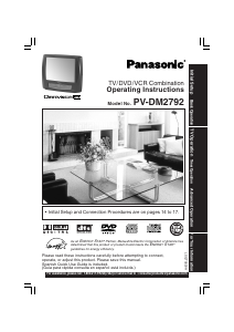 Bruksanvisning Panasonic PV-DM2792 TV