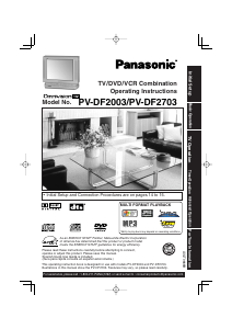 Bruksanvisning Panasonic PV-DF2703 TV