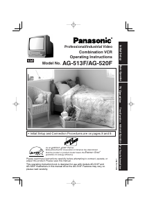 Bruksanvisning Panasonic AG-520F TV