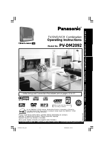 Bruksanvisning Panasonic PV-DM2092 TV