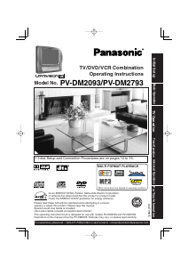Bruksanvisning Panasonic PV-DM2093 TV