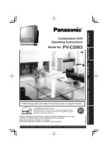 Bruksanvisning Panasonic PV-C2063 TV