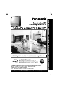 Bruksanvisning Panasonic PV-C2033WA TV