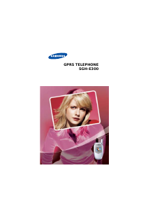 Bruksanvisning Samsung SGH-E300 Mobiltelefon