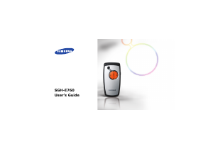 Bruksanvisning Samsung SGH-E760 Mobiltelefon