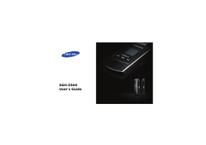 Bruksanvisning Samsung SGH-Z560 Mobiltelefon
