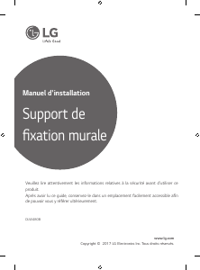Mode d’emploi LG OLW480B Support mural