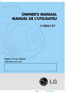 Mode d’emploi LG V-CB361NT Aspirateur