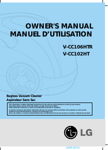 Manual LG V-CC102HT Vacuum Cleaner