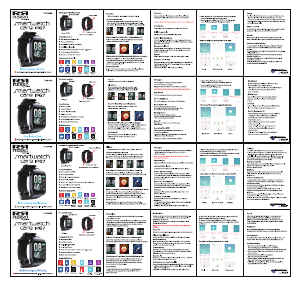 Mode d’emploi Fierro TE.03.0288.01 Montre connectée