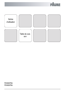 Mode d’emploi Faure FEI6840FBA Table de cuisson