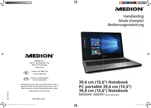 Mode d’emploi Medion Akoya E6424 (MD 99850) Ordinateur portable