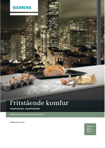 Brugsanvisning Siemens HQ0P00020U Komfur