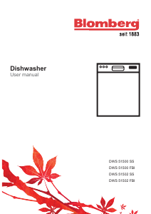 Bruksanvisning Blomberg DWS 51502 SS Diskmaskin