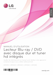 Mode d’emploi LG HR931D Lecteur de blu-ray
