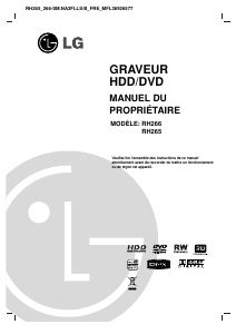 Mode d’emploi LG RH266-SL Lecteur DVD