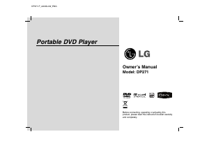 Bedienungsanleitung LG DP271-P DVD-player