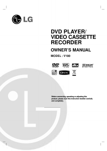 Bruksanvisning LG V1902SZ DVD-Video Kombination