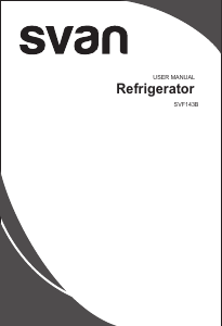Manual Svan SVF143B Fridge-Freezer