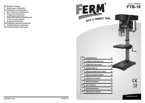 Manuale FERM TDM1005 Trapano a colonna da banco