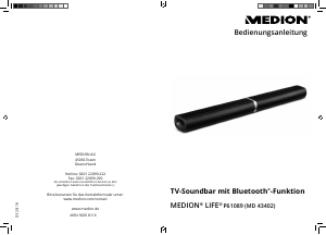 Bedienungsanleitung Medion LIFE P61089 (MD 43402) Lautsprecher