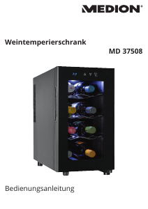 Bedienungsanleitung Medion MD 37508 Weinklimaschrank