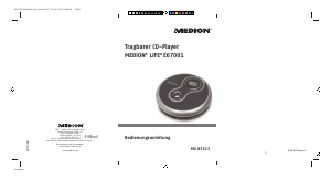 Bedienungsanleitung Medion LIFE E67001 (MD 83313) Discman