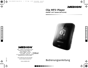 Bedienungsanleitung Medion LIFE E60049 (MD 83390) Mp3 player