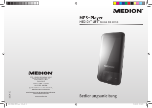 Bedienungsanleitung Medion LIFE P60011 (MD 83953) Mp3 player