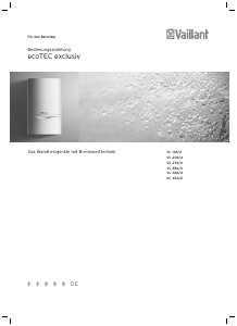 Bedienungsanleitung Vaillant ecoTEC exclusiv VC 276/4 Zentralheizungskessel