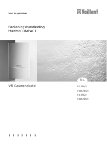 Handleiding Vaillant thermoCOMPACT VC 255/3 CV-ketel
