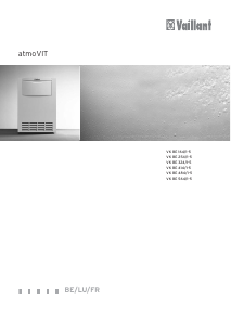 Handleiding Vaillant atmoVIT VK BE 164/1-5 CV-ketel