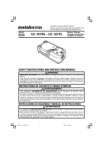 Handleiding Metabo UC 18YRL Batterijlader