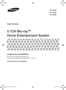 Manual Samsung HT-J4530 Home Theater System