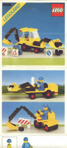 Manuale Lego set 6686 Town Retroescavatore